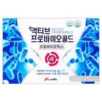 직장인 장건강 혼합 유산균 액티브 프로바이오틱스 골드, 2개 (13%)