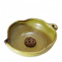 [P1D] 미니옹기수반 나뭇잎 황토색 / 옹기수반 미니옹기수반 미니수반 자연가습기 천연가습기 실내가습기 미니가습기 거실가습기 ( P1D / 991247EA ), 청색