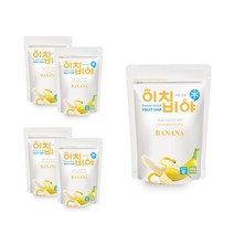 이치비야 동결건조 과일칩 바나나(20g) 5개입, 1세트, 동결건조 과일칩 바나나 4+1