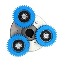 YSSHOP 36T 유성 기어 클러치 외경 38mm 솔리드 36 치아 교체 세트 모터 전기 자전거 자전거 전기 자동차, 옵션, 나일론 기어 블루