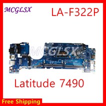 i5 7600 노트북 마더 보드 DAZ40 LAF322P CPUS 8th 및 7th Dell Latitude 7490 메인, 04 I77600