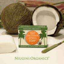 [뉴기니오가닉스] 유기농 코코넛 비누 100g (패츌리허브향), 단품