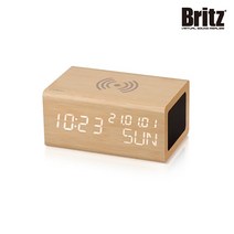 Britz 브리츠 BZ-E3BT 무선충전 블루투스 탁상 시계, 1