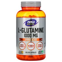Nowfood 나우푸드 스포츠 L글루타민 더블 스트렝스 1 000mg 240정 베지캡슐 엘 글루타민
