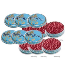 메종브아시에 체리 볼 캔디 645g Maison Boissier Bonbons Boule Cerise T3, 6팩