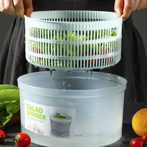 야채 채소 상추 오이지 채반 샐러드 짤순이 식품용 농산물 대용량 탈수기 세척기 물기제거