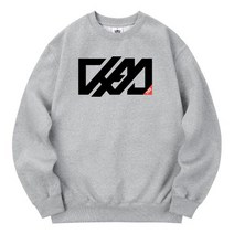 KAN6312 KMG0027 모던칸 기모 맨투맨 - 그레이