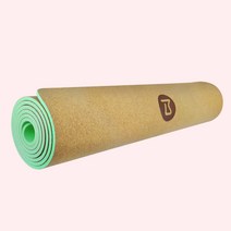 비핏 TPE 코르크 요가매트 운동매트 6mm 크림민트, 단일옵션