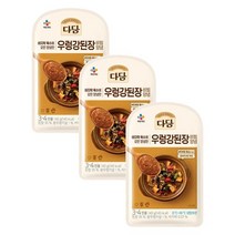 CJ 다담 우렁강된장 비빔 양념 된장찌개 집된장 홈쿡 장 140g 3개 1세트, 25세트