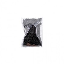 KP 블랙택끈(중)13cm(약0개입) 택고리 상표끈 정리끈 라벨끈, 단품
