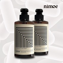 니모애 약산성 저자극 지성 건성 민감성 유산균 두피관리 탈모샴푸 (더블구성)
