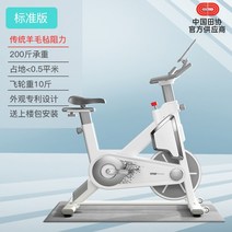 스핀바이크 스피닝자전거 실내싸이클 좌식 헬스자전거실행하기 쉬운 회전 자전거 홈 운동 자전거 자기 제어 자전거 스포츠 장비, 3세대 베이직 에디션화이트