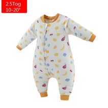 면신생아 침낭 착용 가능한 담요 봉투 Sleepsack 두껍고 따뜻한 롬퍼 옷 아이 침구 세트, 19 2.5Tog-24_01 80(0-1T)
