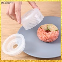 도넛 모양 주먹밥 형태 플라스틱 비 스틱 스시 메이커 세트 DIY 프레스 금형 만들기 키트 주방 액세서리, 물집 포장