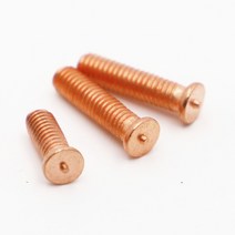 스팟용접기 5-50pcs M3 M10 탄소강 황동 구리 도금 용접 나사 스터드 스폿 포인트 솔더 네일 볼트, 02 M4 10pcs_03 8mm