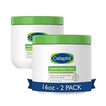 세타필 하이드레이팅 모이스처라이징 건성 바디 크림 로션 453g 2팩, fragrance free_NEW 16 Ounce/ 2