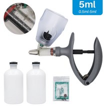 가축 동물 투약 주사기 장치 약물 백신 소독 우유 구충제 먹이 투약 수유 먹이기 구강 투입 주입 소 양 염소 돼지 말 강아지 조류 닭 새 2ml 5ml 인젝터, XS