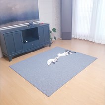 가르르 고양이 스크래쳐 카페트 초특대형 180cm * 150cm, 블루