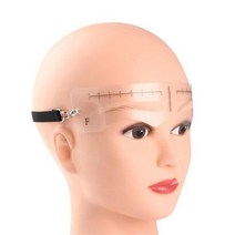 눈썹 그리기 밴드형 가이드 12종 눈썹틀 아이 브로우 키트 정리도구 아치형 일자, 눈썹템플릿SE03984
