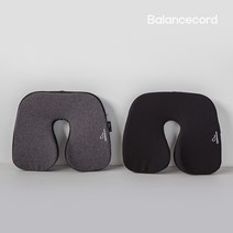 [SET] 발란스코드 카이로프랙틱방석 의자방석 1+1, 블랙, 블랙