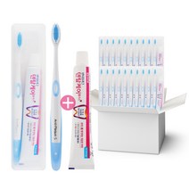 부광 안티프라그 휴대용세트 칫솔+치약50g (20개)