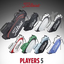 [아쿠쉬네트코리아정품] 2023 타이틀리스트 플레이어스 5 (PLAYERS 5) 골프백 스탠드백 [TB23SX8A], Gray.Graphite.Black