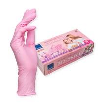 아베나 니트릴장갑 핑크 요리용 쉐프 위생장갑 100매, 소(S)