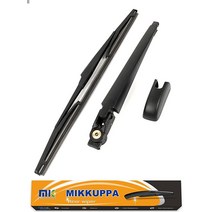 후면 와이퍼 암 블레이드 2003-2009 렉서스 GX470 교체 - MIKKUPPA 백 윈드실드 어셈블리 사계절용 천연 고무 클리닝 윈도우