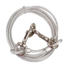 강아지 대형견 롱와이어 리드줄 3m 5m 애견 PVC 목줄 하네스 산책 용품, 3M(SR1547-1)