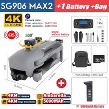 2022 BEAST 3E SG906 MAX2 Drone Professional FPV 4K 카메라 (3 축 짐벌 포함) 5G WiFi Brushless GPS Quadcopter, 중국, SG906 MAX2 4K 1B 64G