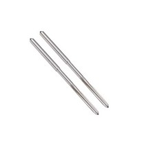 Uxcell 2.5mm 처킹 리머 hss 코발트 m35 선반 기계 리머 d4 4 직선 플루트 원형 섕크 밀링 절삭 공구 스테인리스 스틸 합금 구리 금속용 2개, 1.7mm