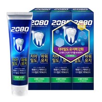 2080 파워쉴드 플러스 그린페퍼민트 치약 140g X 6개