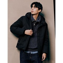 [빈폴] [RDS인증] 블랙 CITY 윈드브레이커 다운 점퍼 (BC2938A265)