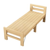 접이식 원목 확장 침대 사이드 베드 연장 프레임 배드, 200x30x40cm 사용자 정의 메시지