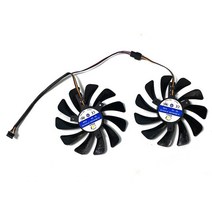 호환용 4pin 95mm FDC10U12S9-C CF1010U12S RX 5700 GPU 쿨러 XFX Radeon 5600 XT RAW II 그래픽 카드 냉각 팬, [01] CF1010U12S, 01 CF1010U12S