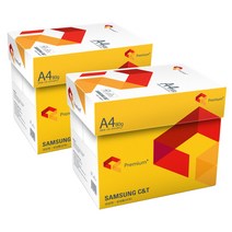 프리미엄 A4 복사용지 A4용지 80g 2500매 2박스, 단일 종이, 15000매