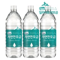 일라이트한모금 1L 물애담 미네랄워터 알칼리수 자연한모금, 60병
