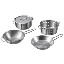 둑티그 장난감냄비5종 스테인리스스틸색