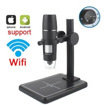 현미경 전자 광학 실체 생물 미니 디지털 usb 렌즈 카메라 산업 돋보기 내시경 스마트, 1000x, 와이파이 리프트 스탠드