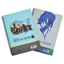 [아트메이트] 드로잉 스케치북 A4 좌철, 그래픽
