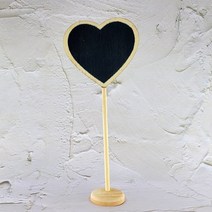 메모판 스탠드형 칠판하트 빵집 식당 이동식 제과점 카페 메모 미니 간판 메뉴판 보드 보드판, 하트