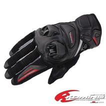 코미네 오토바이 장갑 여름 메쉬 글러브 스마트터치 보호대 GK234 B-SILVER, BLACK-SILVER-M