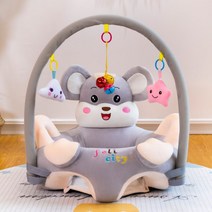 안전한 아이 캐릭터 의자, 그린 크라운(15-30 캐티즈 토이 랙 + 턱받이)