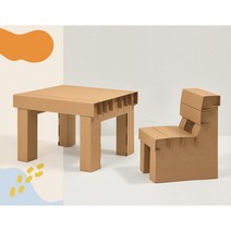 엄마표 꾸미고 만드는 골판지 장난감가구 유아식탁 5세 4세