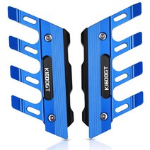 할리데이비슨 호환 커스텀 부품 전면 펜더 측면 보호 가드 k 1600 gt 머드 가드, 로고가 있는 파란색