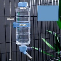 강아지자동급식기 고양이자동급식기 애견 자동급식기 애완 동물 케이지 자동 물 급수기 1300ml 473ml 개 고양이 마시는 분수 작은 애완 동물 매달려 마시는 병 디스펜서 애완, 946ml