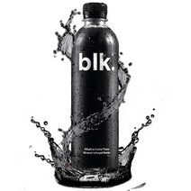 블랙워터 플브산 검은물 풀빅산 수입생수 BLK Water Infused With Fulvic Acid 500ml