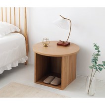 동그라미 사이드 보조 수납 홀 테이블 침대협탁 모음 협탁 한샘 이케아