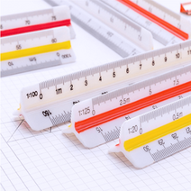삼각스케일자 15cm 고배율 사무용 인테리어 건축 문구