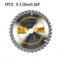 체인 금속 5-1/2 INCH 36Teeth Circular Saw Blade Arbor Diameter 16mm Cutting Head Steel Wheel Discs F, 한개옵션0